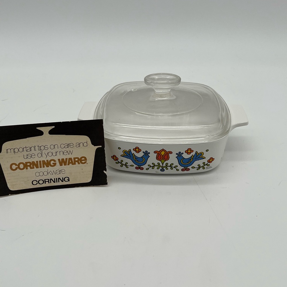 Corningware country festival casserole dish